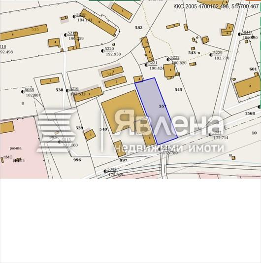 Поземлен имот- Скица