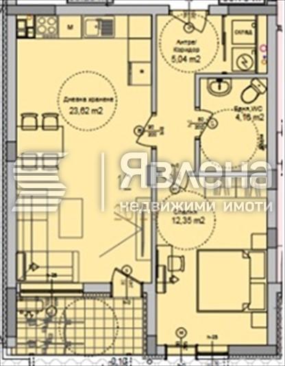 план на апартамента